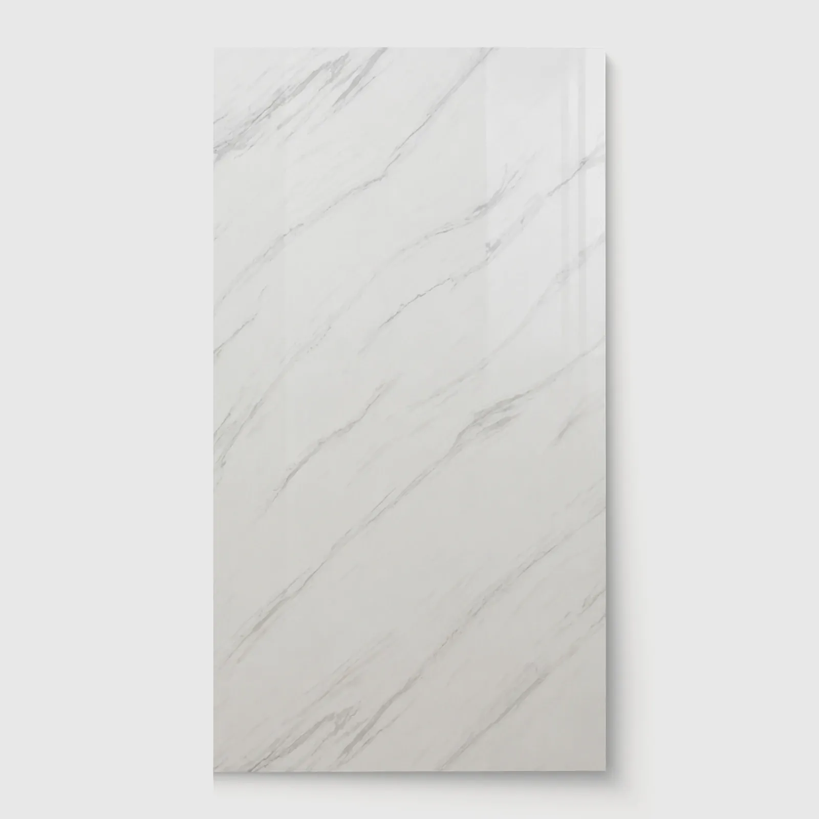 Panel PVC Alto Brillo — Carrara Blanco