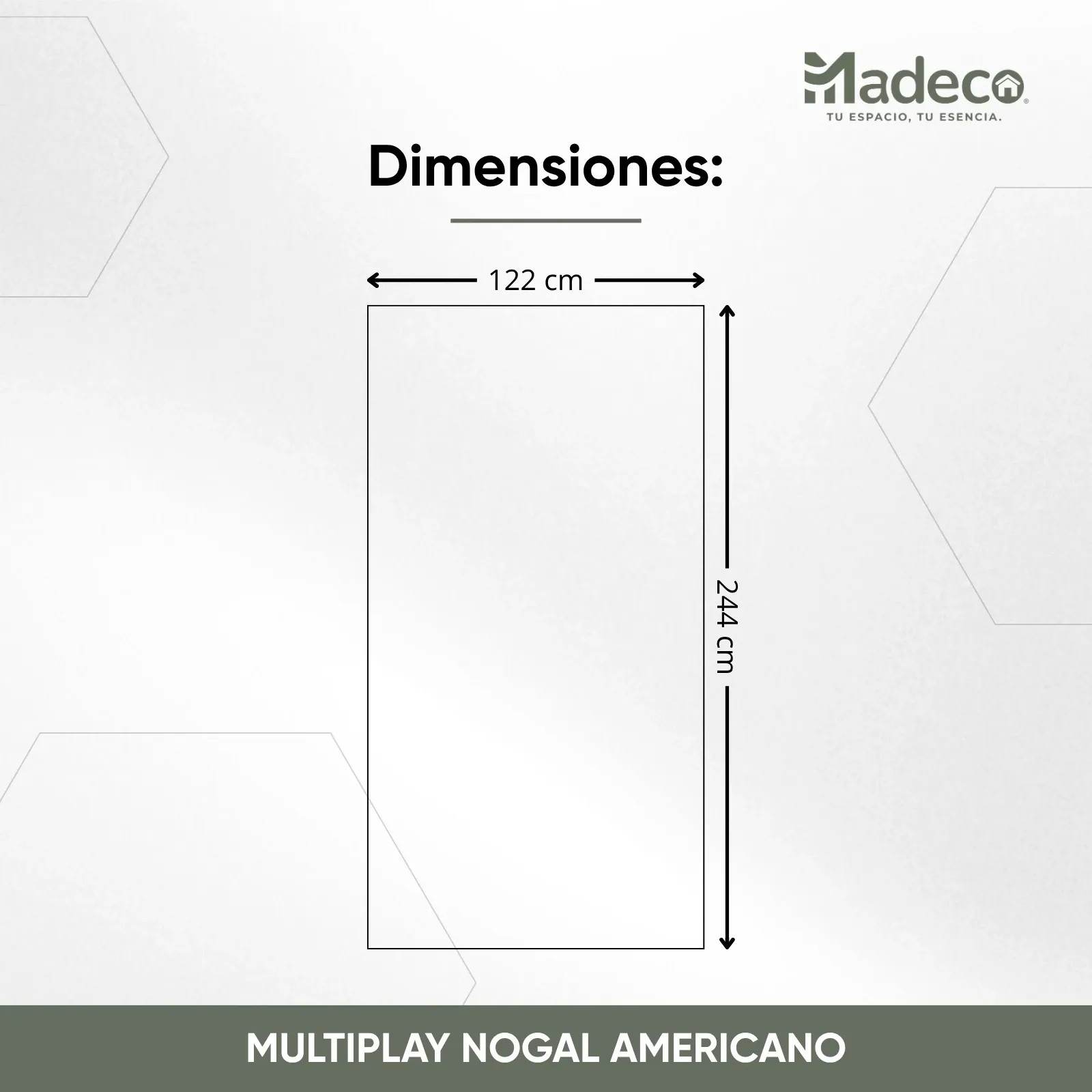 Nogal Madeco BB/BB — 6mm